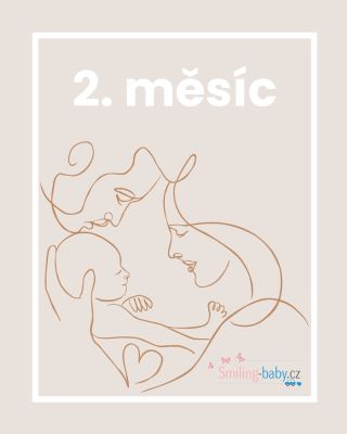 ✨ Druhý měsíc života miminka – první úsměvy, více bdění a objevování světa 💛 Už se trochu znáte. Miminko si zvyká na svět...